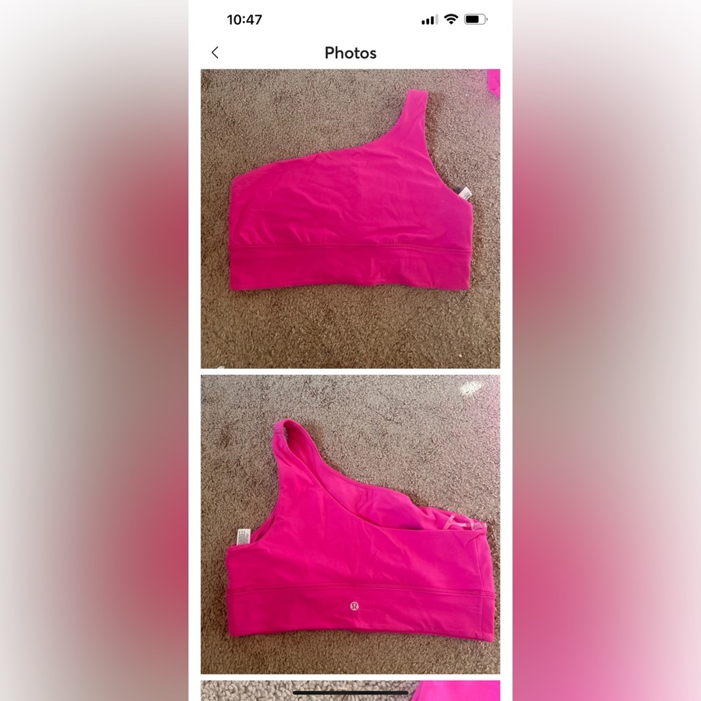 Lululemon Athletica Pink Sports Bra
